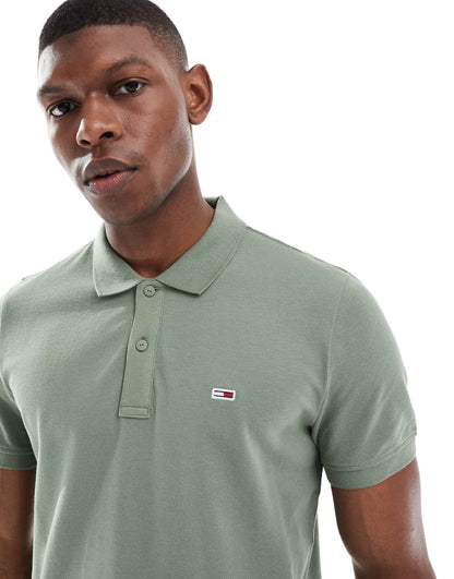 Slim Placket Polo