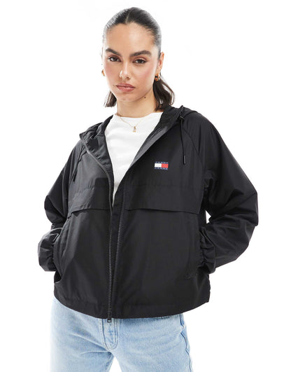 Windbreaker Jacket With Hood