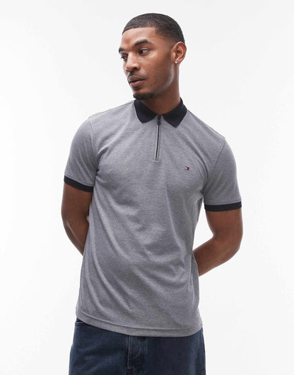 Performance Oxford Zip Polo