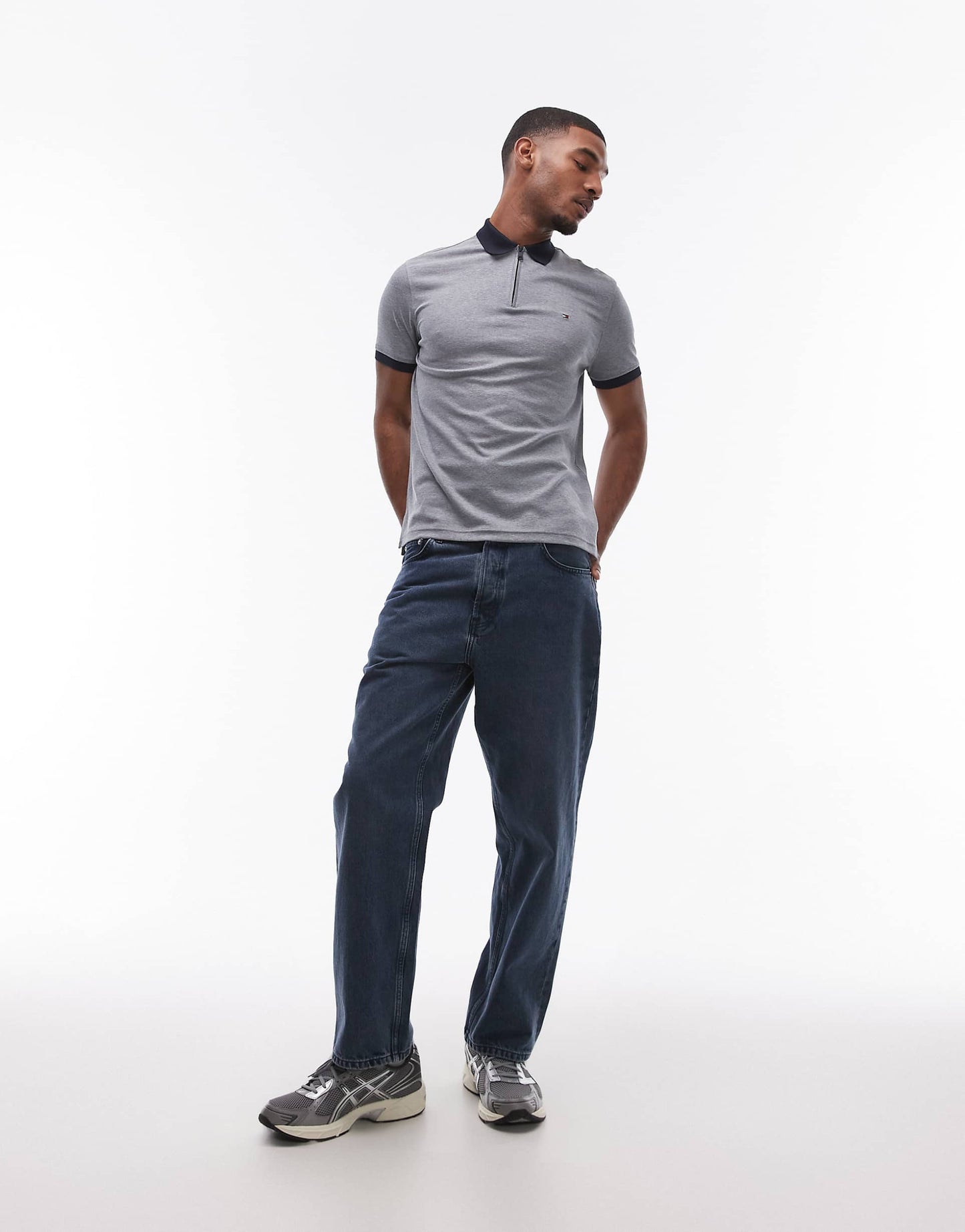 Performance Oxford Zip Polo