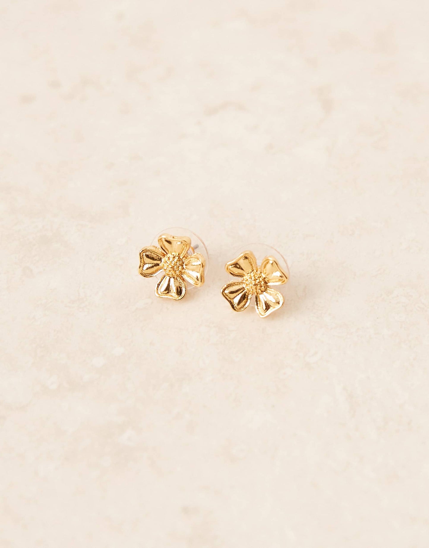 14K Gold Plated Stud Earrings