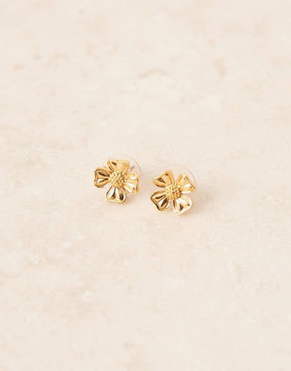 14K Gold Plated Stud Earrings