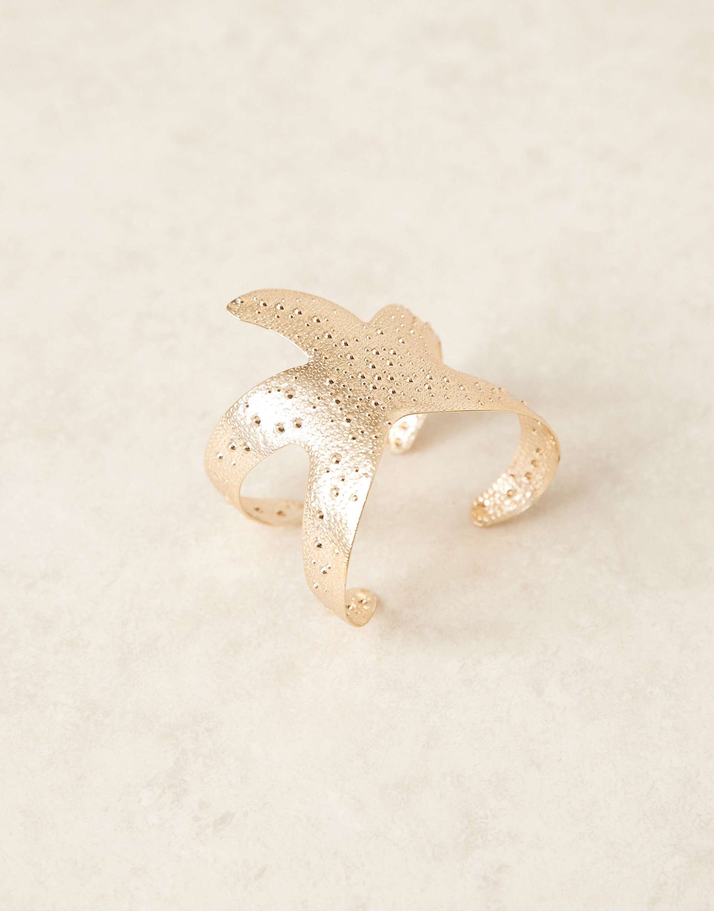 Cuff Bracelet With Starfish Detail