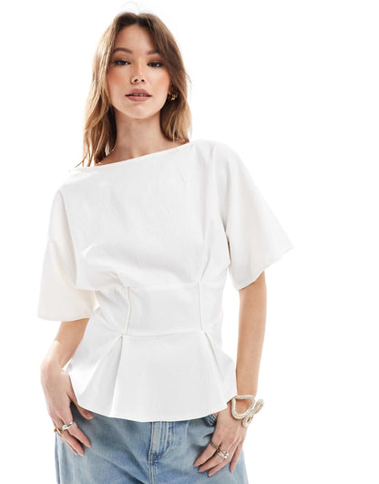 Top With Waisted Seam Detail