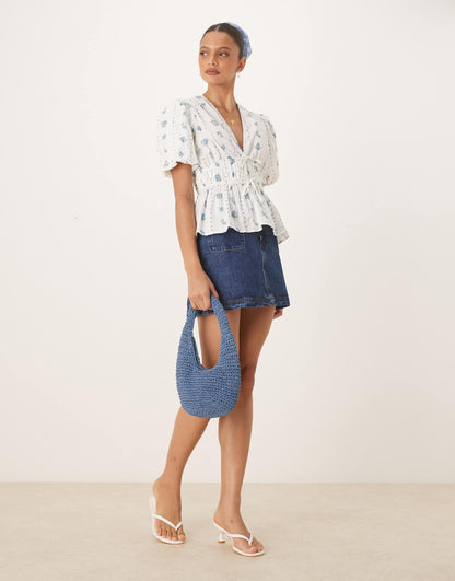 Cordelia Puff Sleeve Top