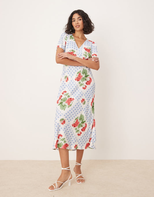 Flora Midi Tea Dress