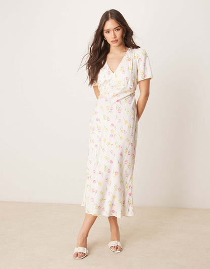 Flora Midi Tea Dress