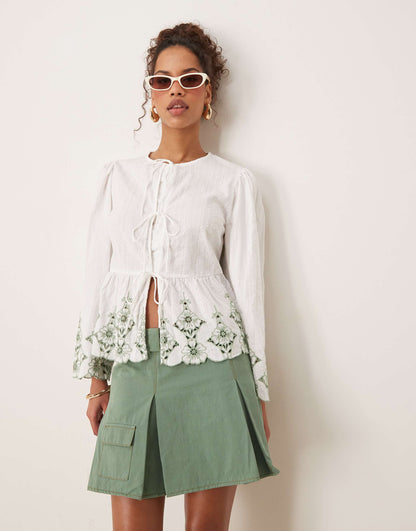 Aramis Embroidered Blouse
