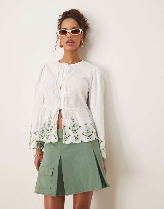 Aramis Embroidered Blouse