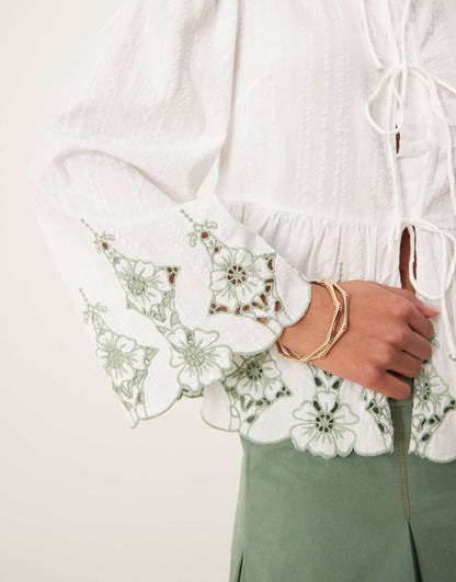 Aramis Embroidered Blouse