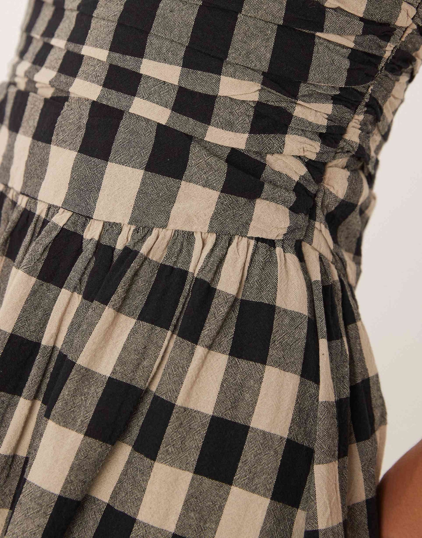 Felicity Bandeau Drop Waist Midi Dress