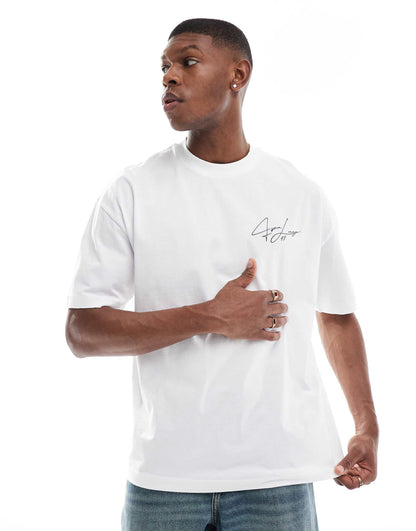 Oversized T-Shirt With Ski Graphic