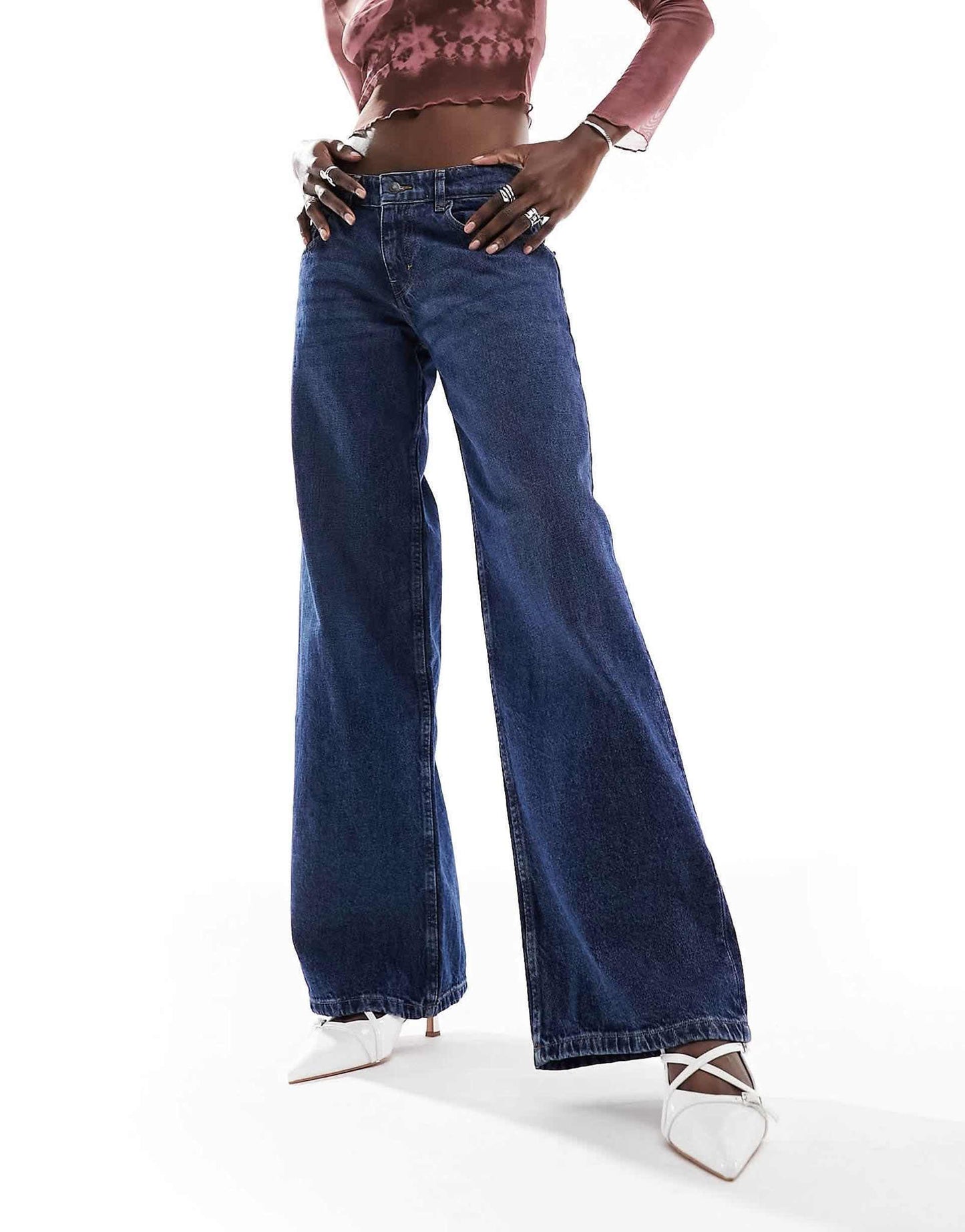Extra  Wide Low Rise Jeans
