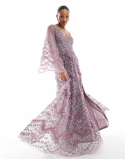 Fully Embellished Maxi Dress