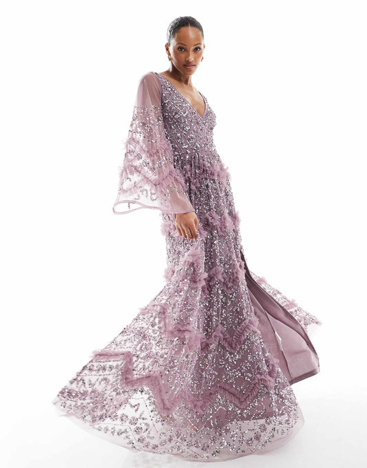 Fully Embellished Maxi Dress