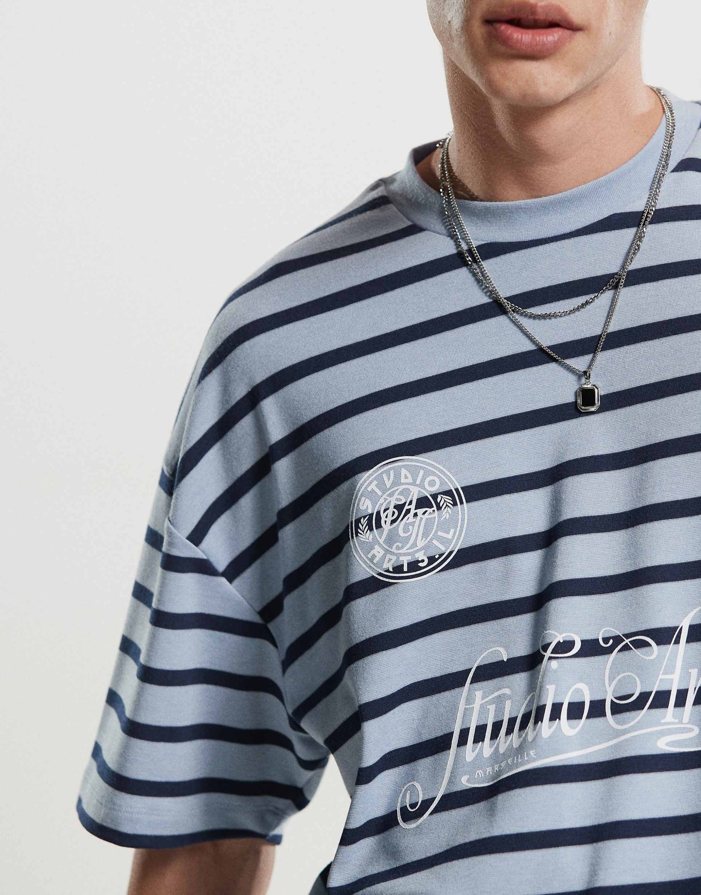 Oversized T Shirt With Front Print
