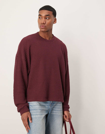 Extreme Oversized Boxy Lightweight Jumper