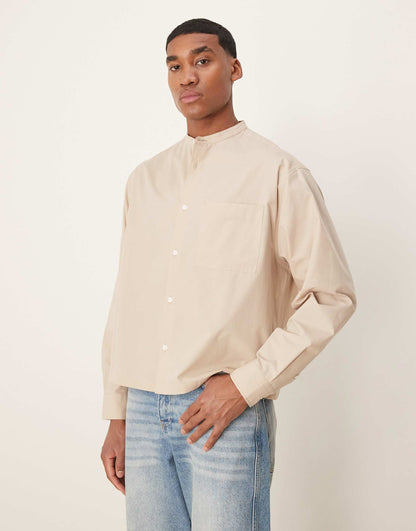 Oversized Boxy Grandad Shirt