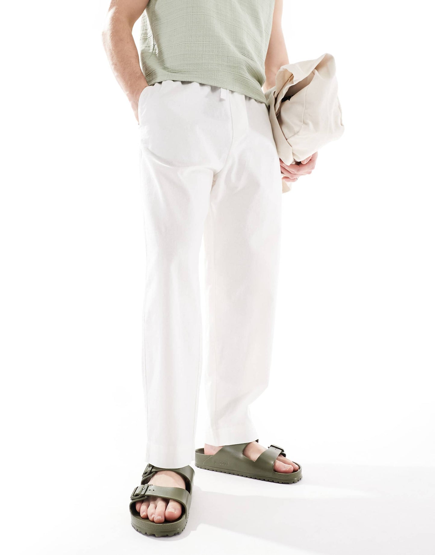 Linen Blend Trousers