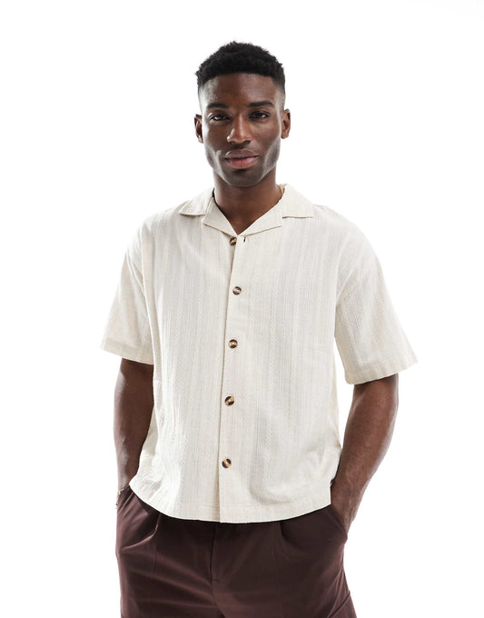Textured Stripe Shirt