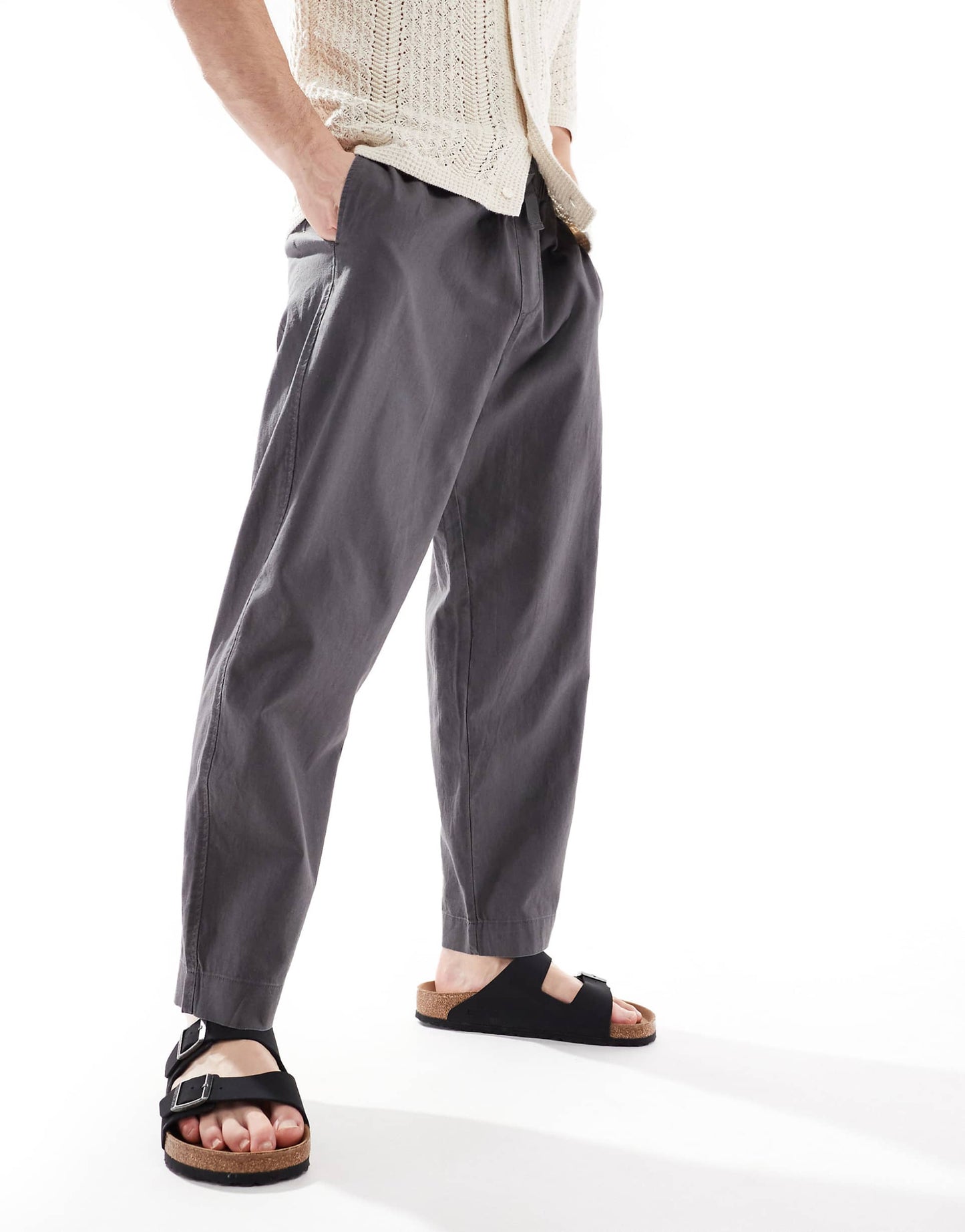 Linen Blend Trousers