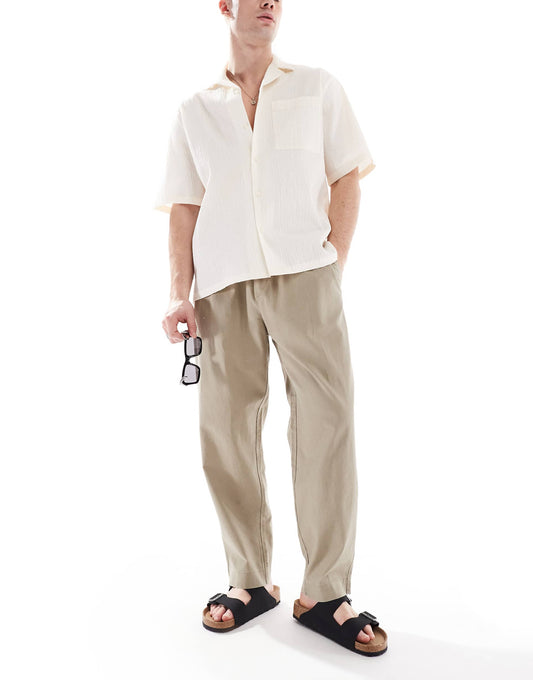 Linen Blend Trousers