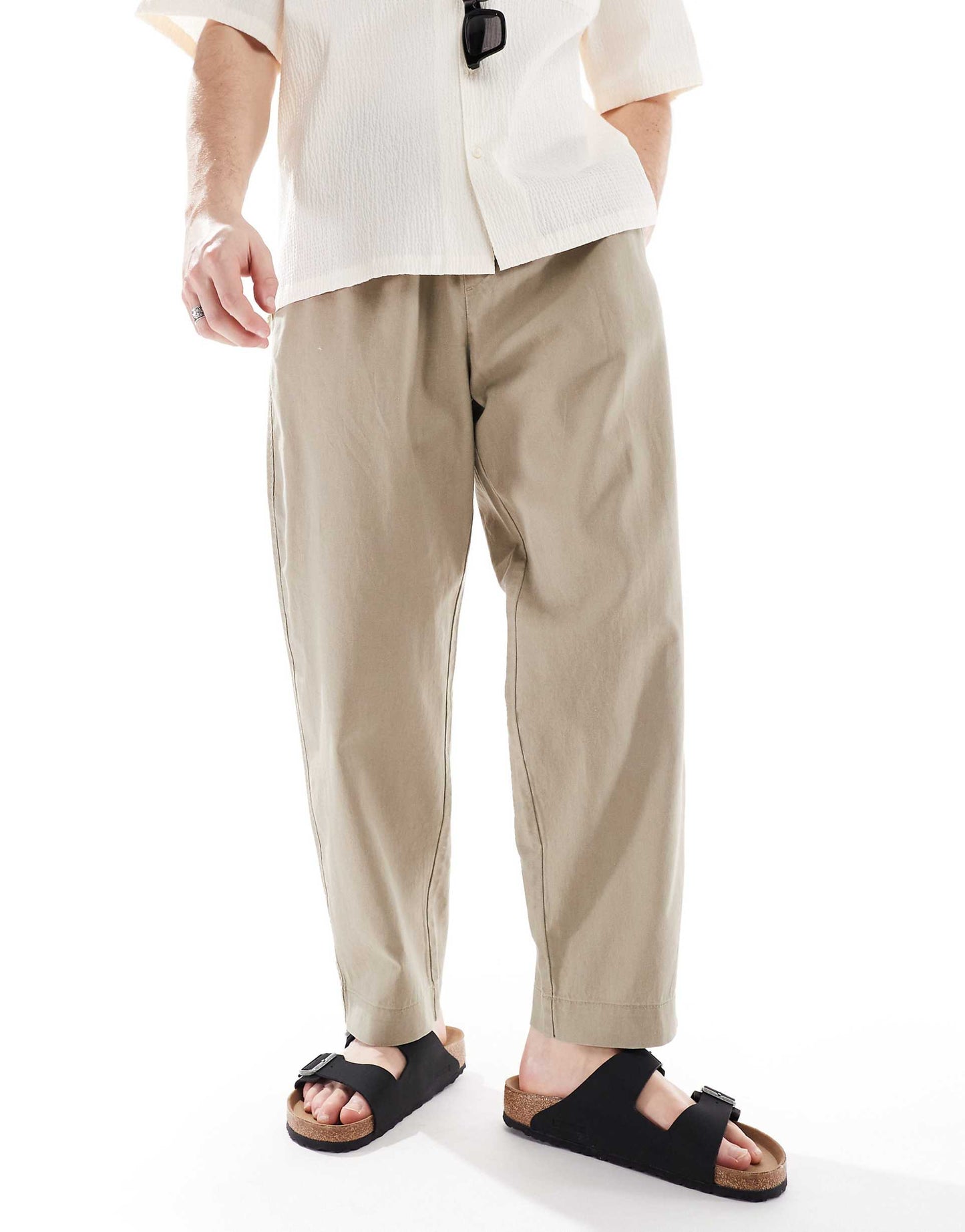 Linen Blend Trousers