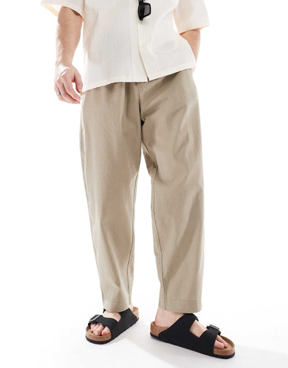 Linen Blend Trousers