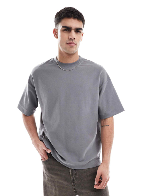 Diagonal Textured T-Shirt