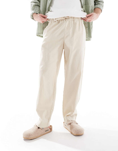 Linen Blend Trousers