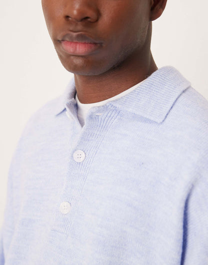 Oversized Boxy Fit Knitted Polo