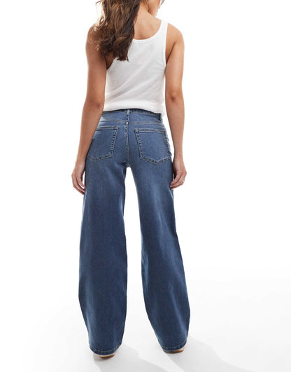 Madison High Waist Wide Leg Jeans