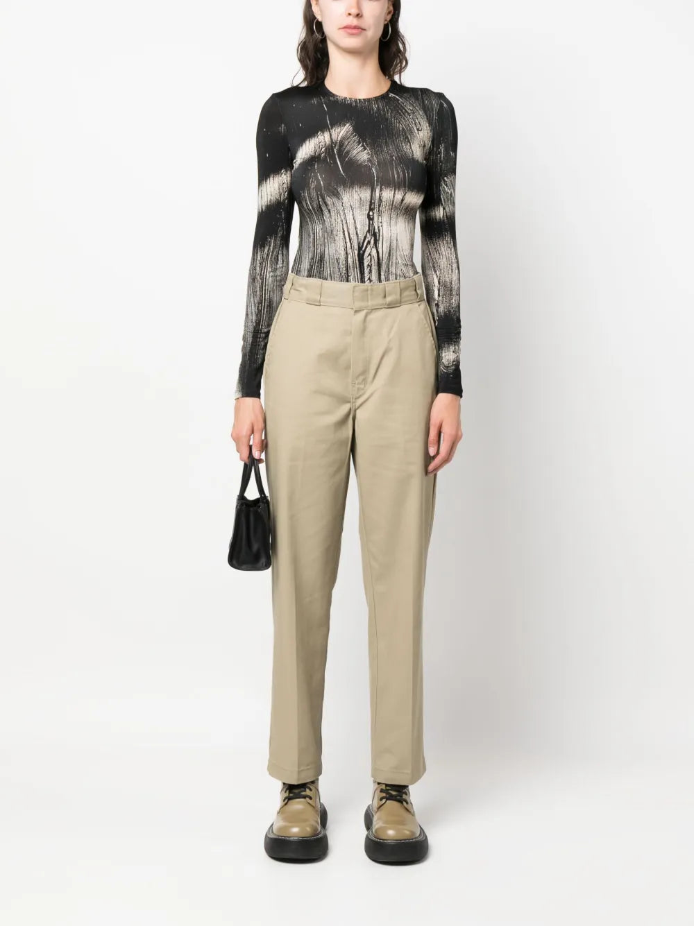 Elizaville Straight-Leg Twill Trousers