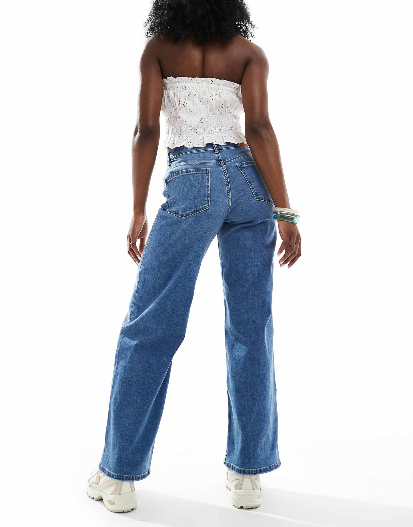Madison High Waist Wide Leg Jeans