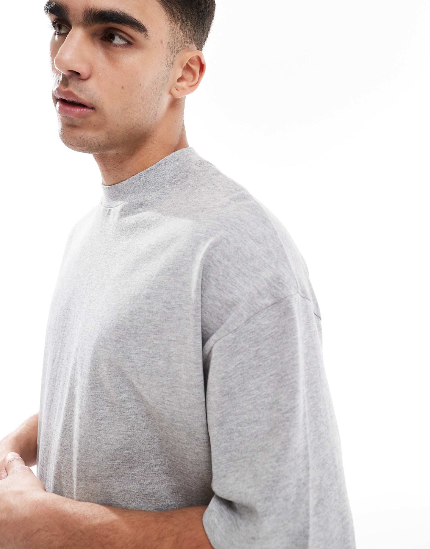 Essential Oversized High Neck T-Shirt