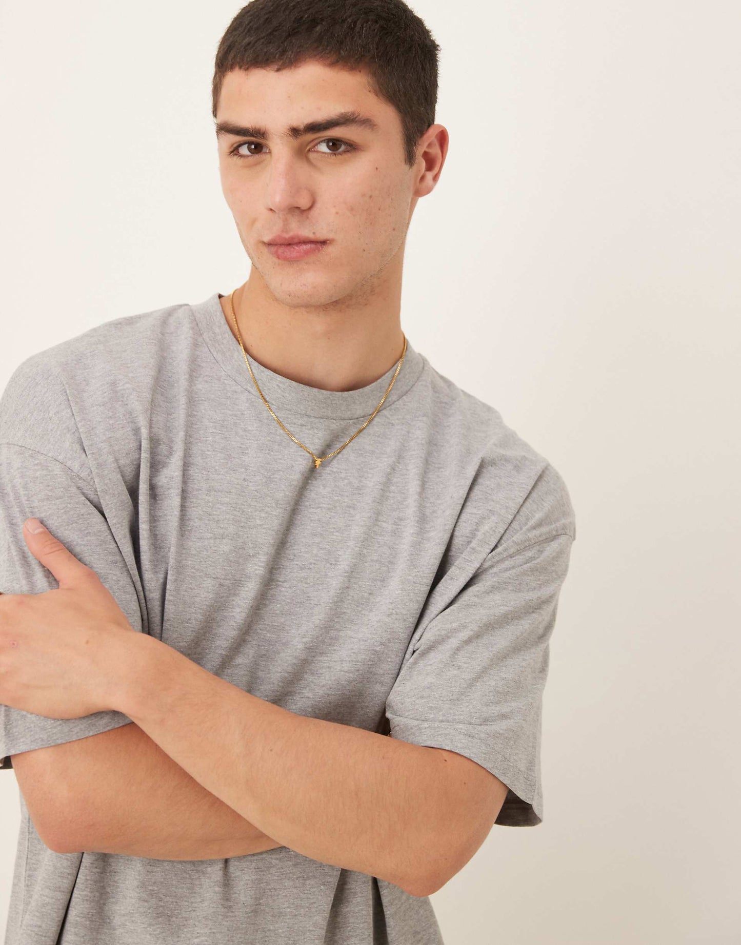 Boxy Oversized T-Shirt With Drink Graphic