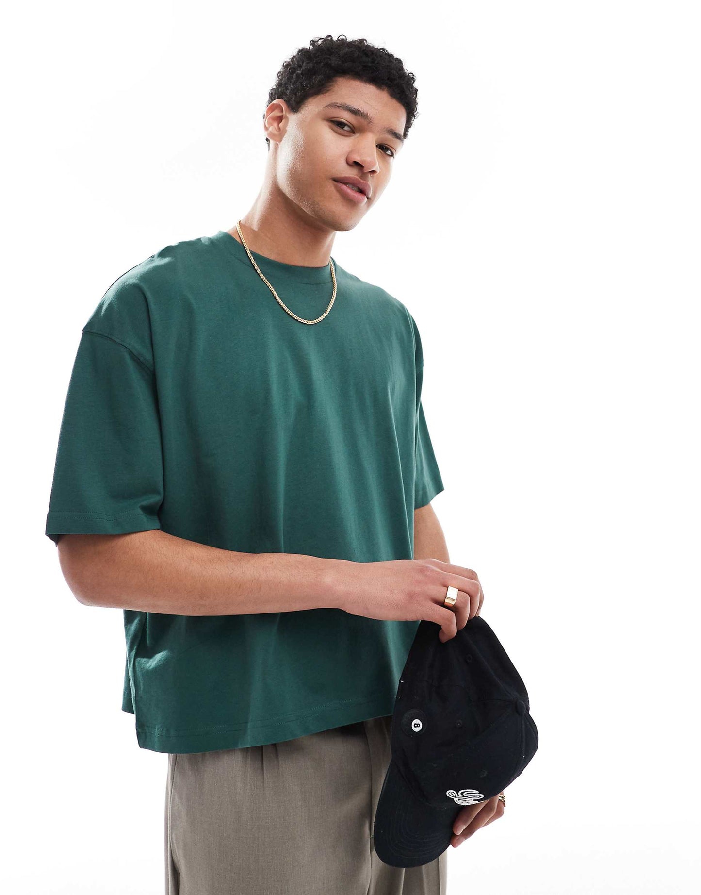 Boxy Oversized T-Shirt With Floral Graphic