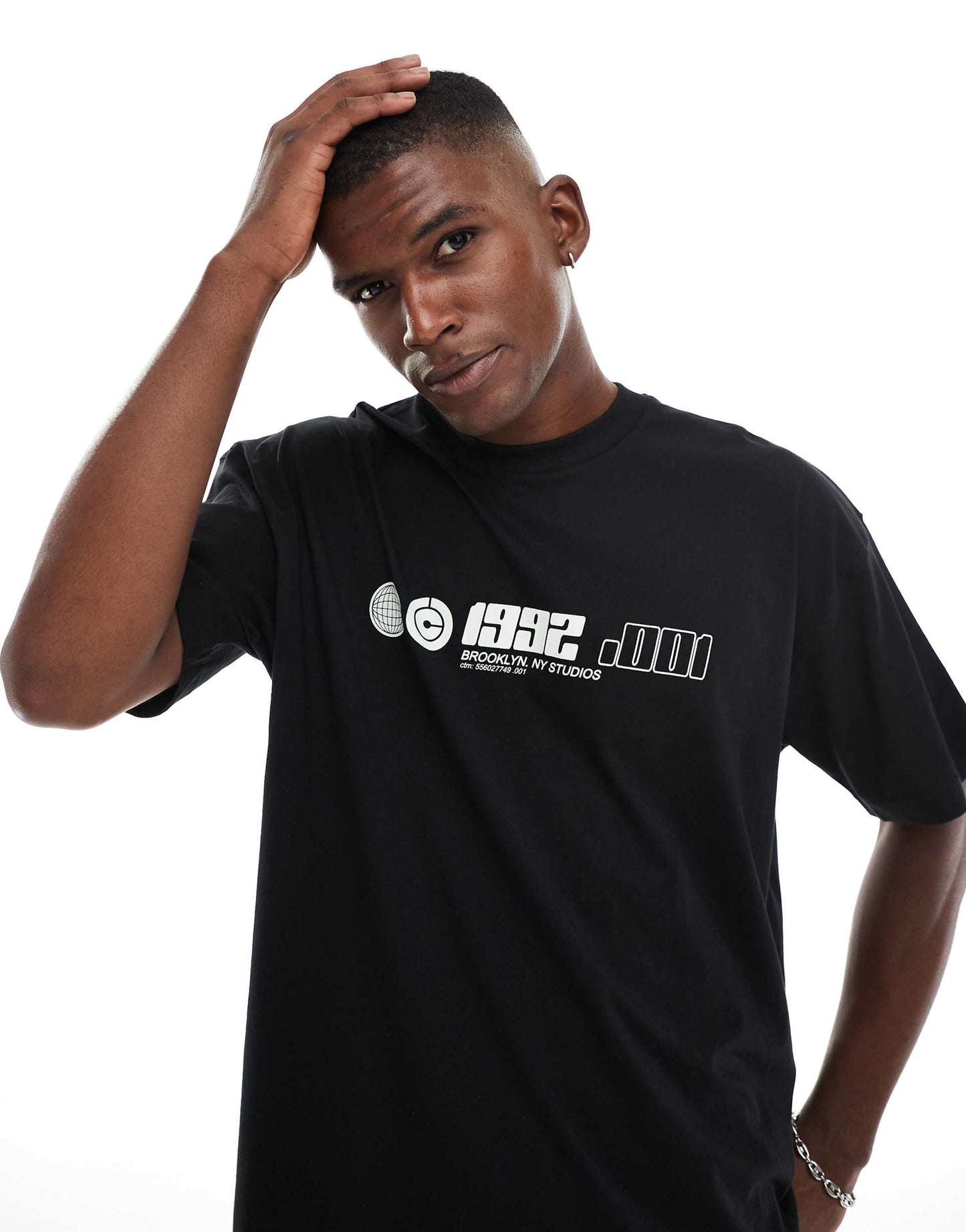 Oversized T-Shirt With Street Graphic