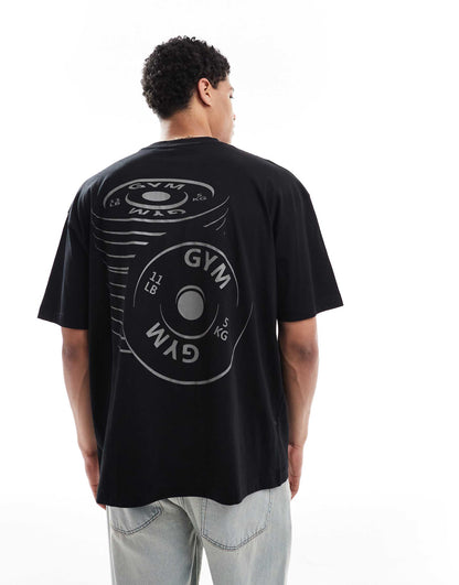 Oversized T-Shirt With Sports Graphic