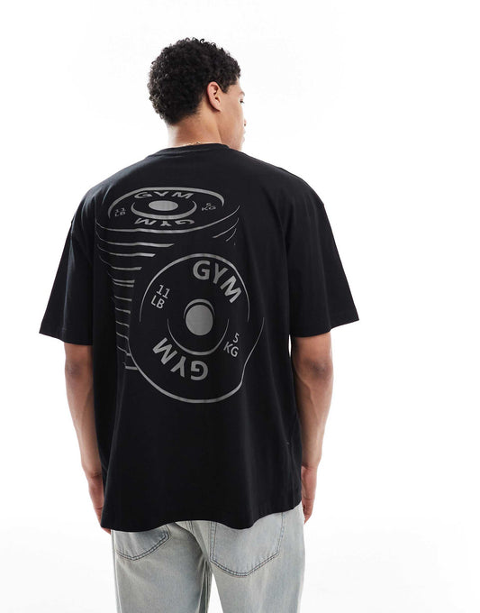 Oversized T-Shirt With Sports Graphic