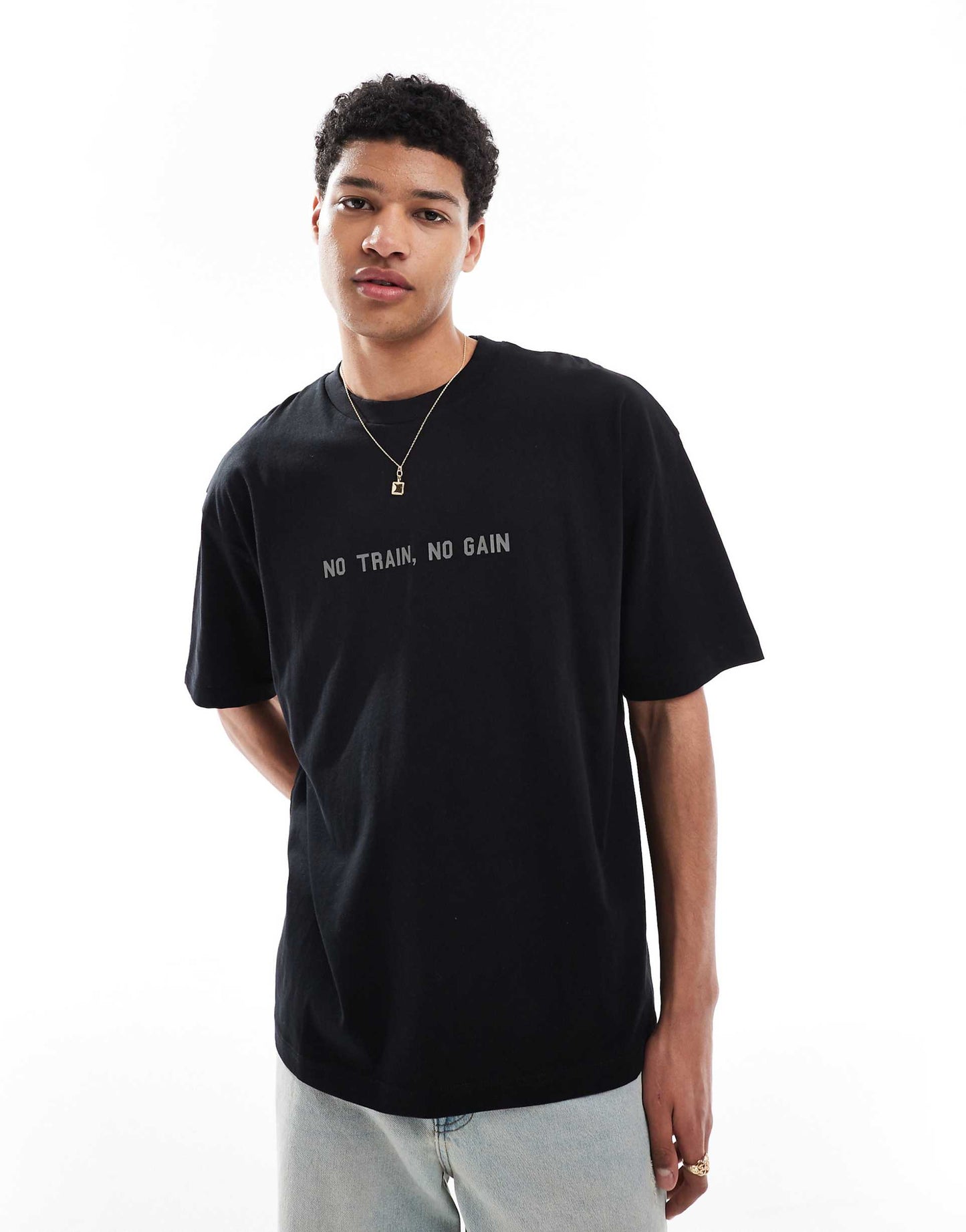 Oversized T-Shirt With Sports Graphic