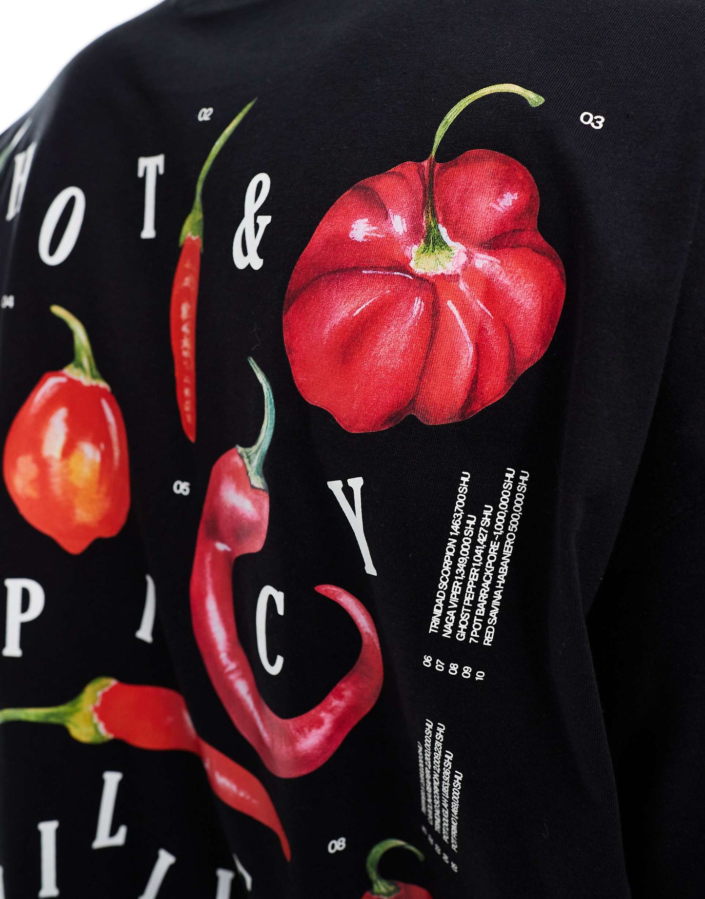 Oversized T-Shirt With Chilli Graphic