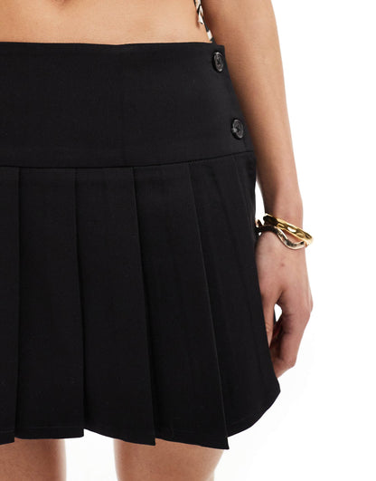 Pleated Mini Skort