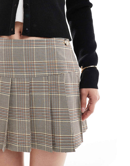 Pleated Mini Skort