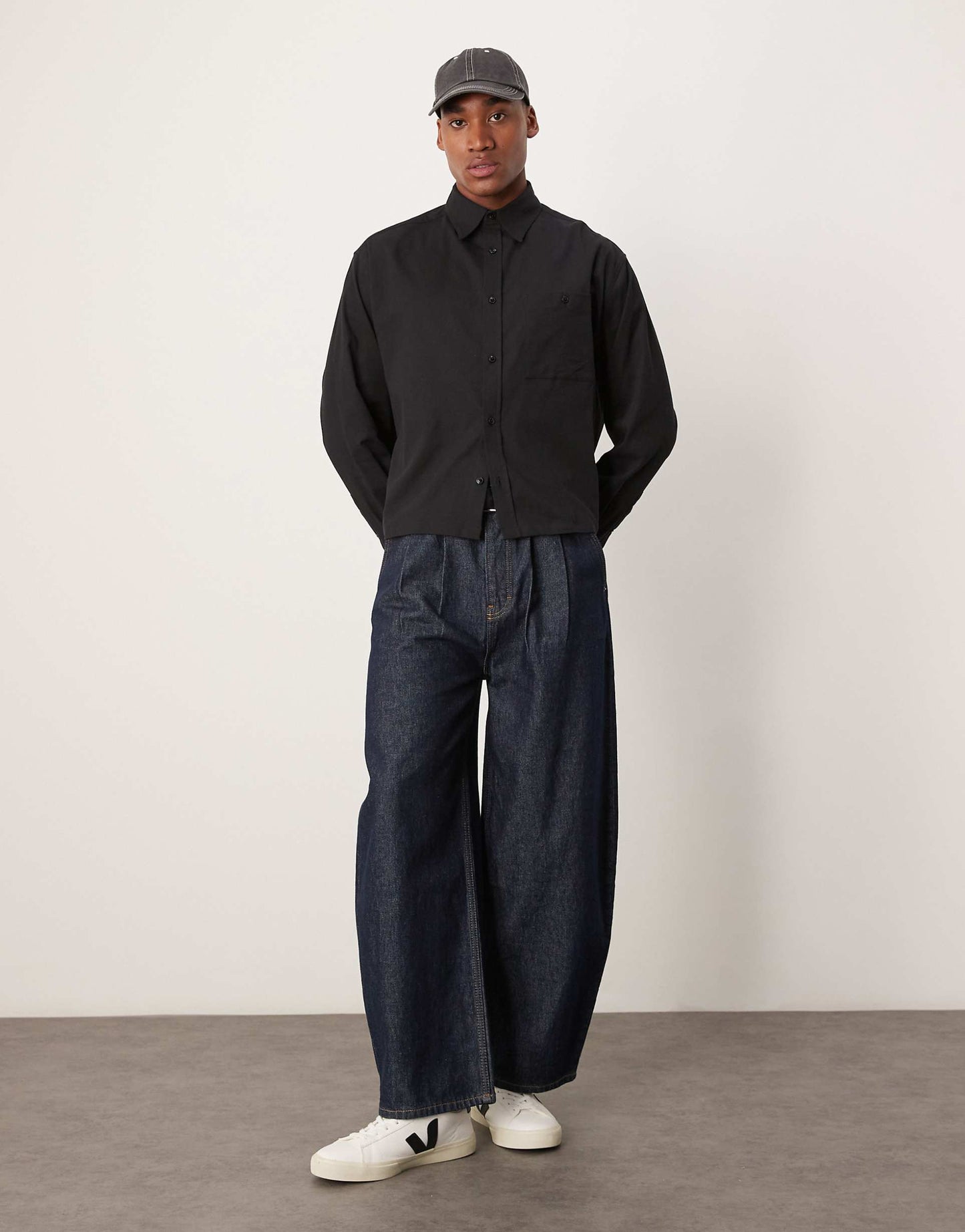 Oversized Boxy Waffle Shirt