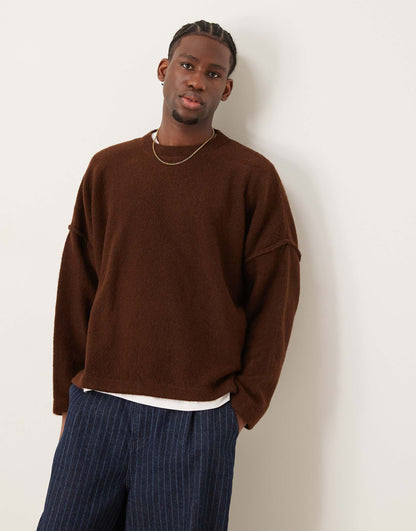Super Oversized Boxy Knitted Jumper