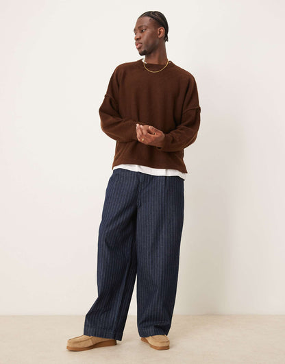 Super Oversized Boxy Knitted Jumper