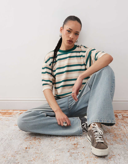 Oversized Short Sleeve Side Split T-Shirt