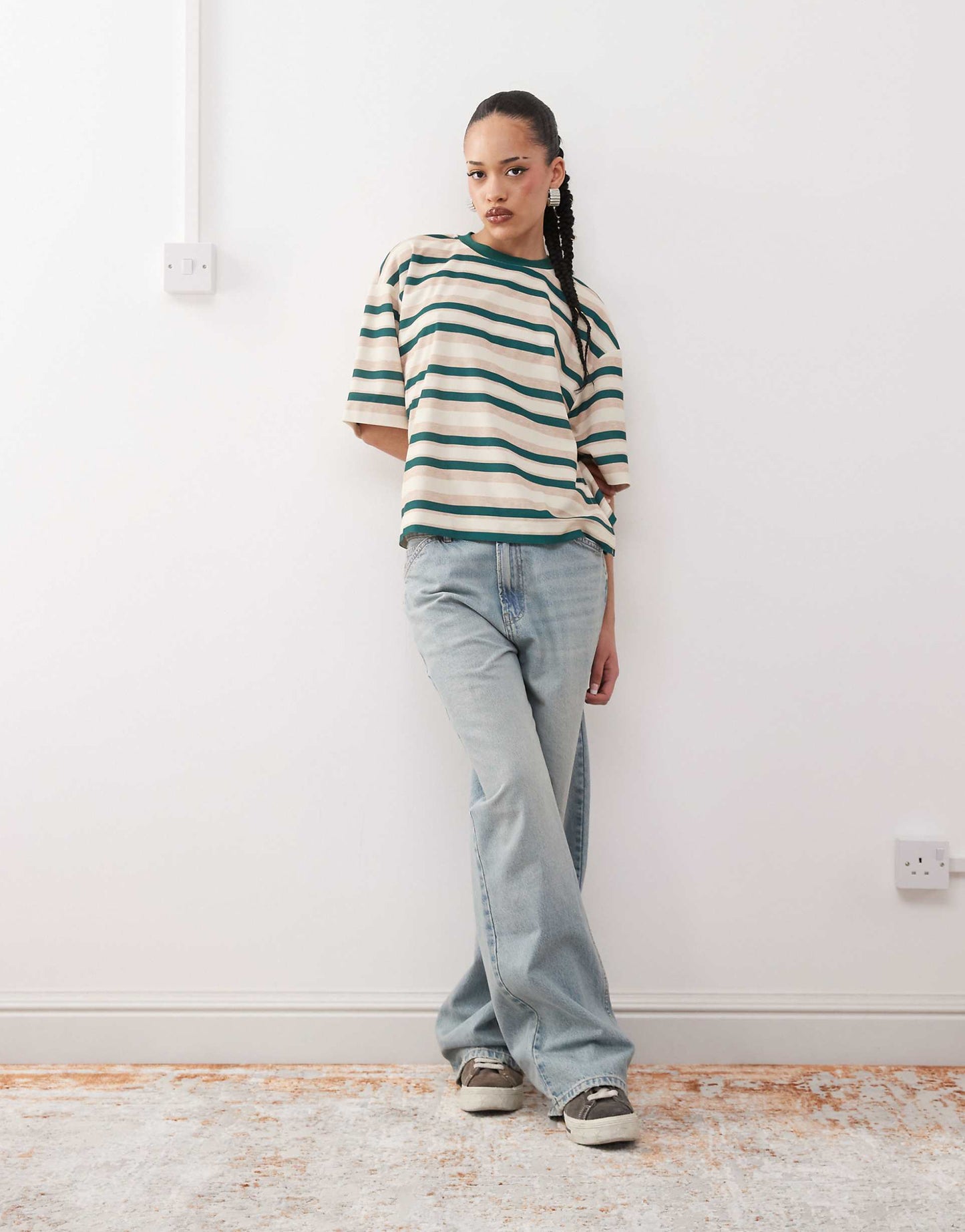 Oversized Short Sleeve Side Split T-Shirt