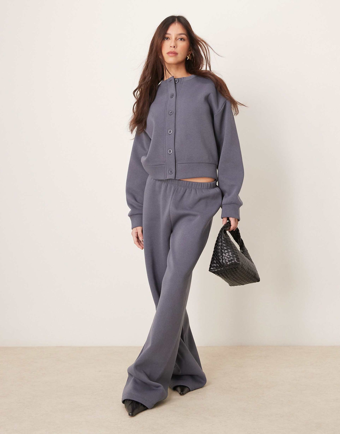 Sweat Wide Leg Jogger Co Ord